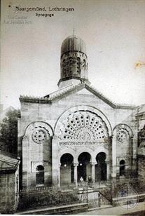 France, Synagogue in Sarreguemines